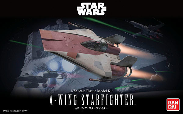 A-wing, Star Wars, Star Wars: Episode VI – Return Of The Jedi, Bandai, Model Kit, 1/72, 4549660063209